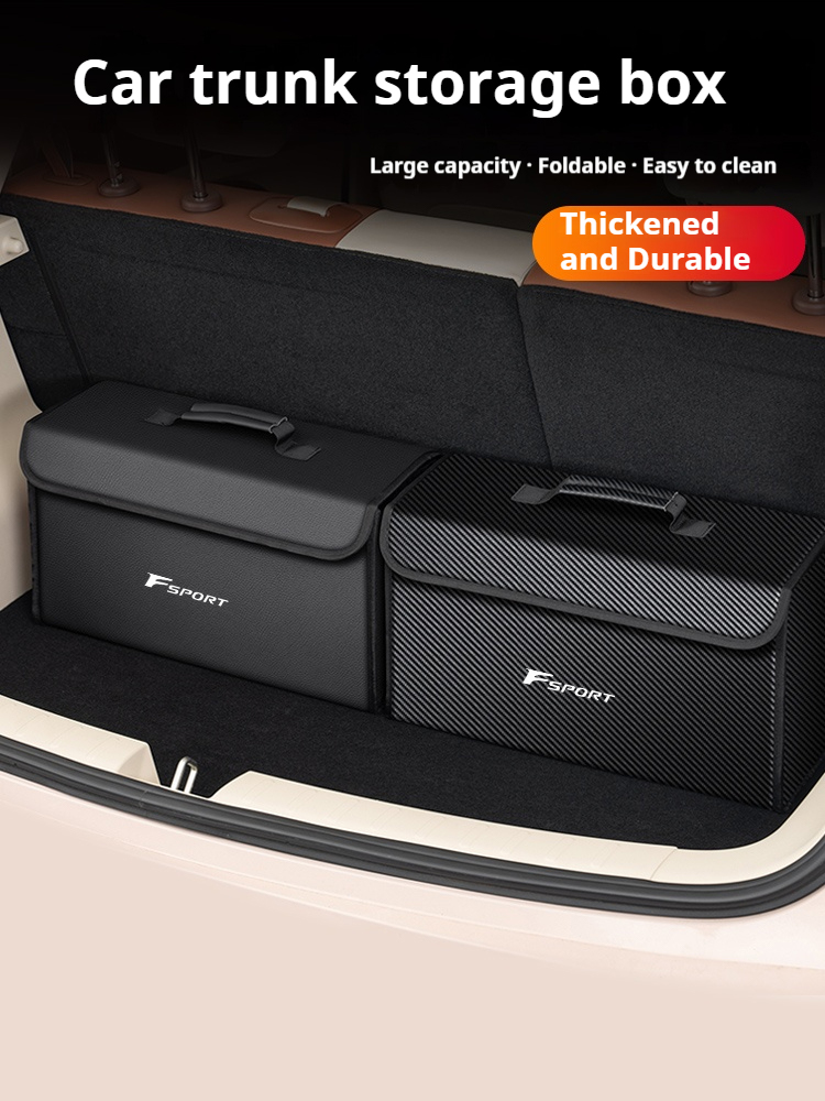 Car Trunk Organizer Foldable Storage Box - Lexus F Sport ES RX LS500h