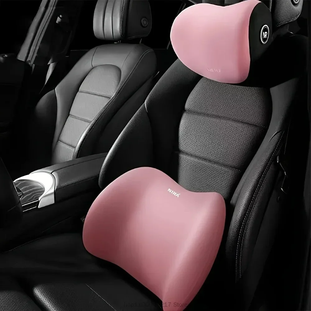 Memory Foam Car Neck Pillow Lumbar Support - Evrensel Araba Başlığı Boyun Destek Yastığı,