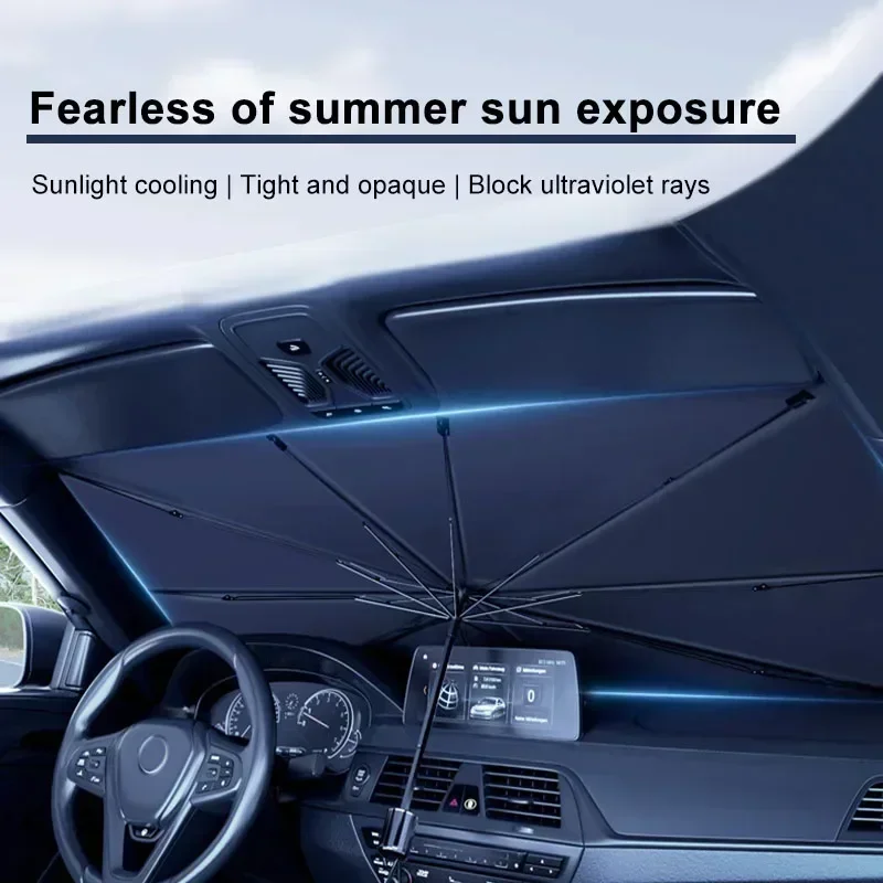 Car Sunshade Windshield Umbrella Foldable - Araba Güneşliği Ön Cam Şemsiyesi Katlanabilir