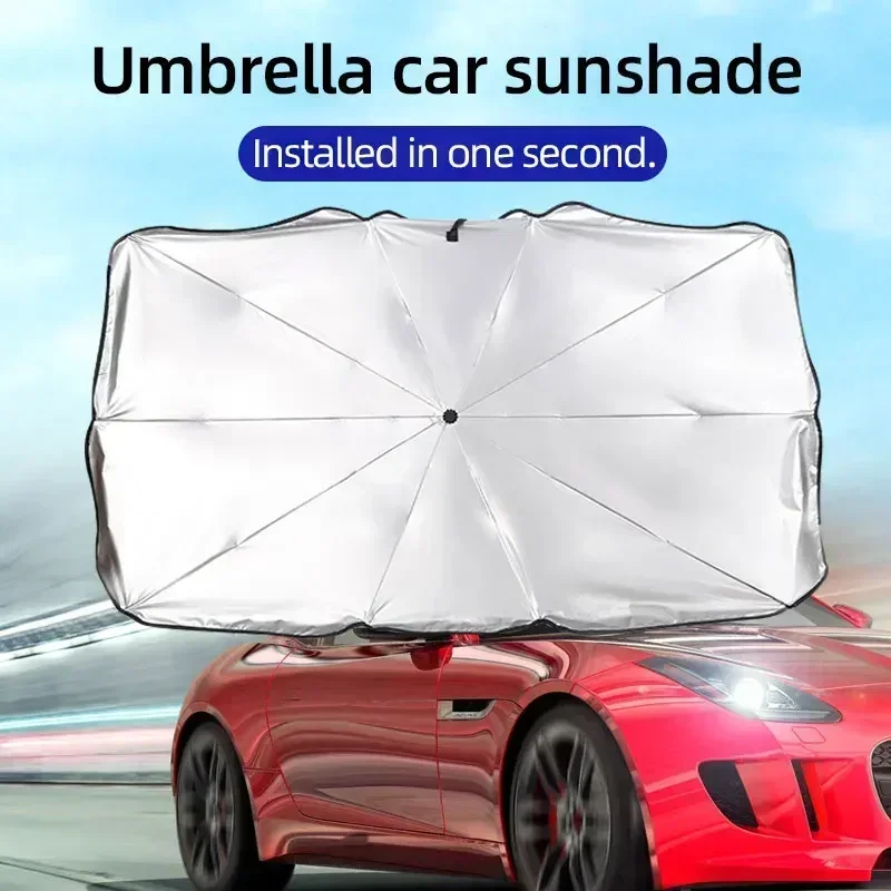 Car Sunshade Windshield Umbrella Foldable - Katlanabilir Araba Ön Camı Güneşlik Şemsiyesi,