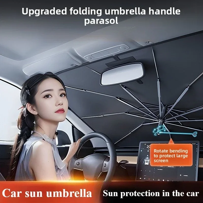 Car Sunshade Windshield Umbrella Foldable - Araba Güneşliği Ön Cam Şemsiyesi Katlanabilir