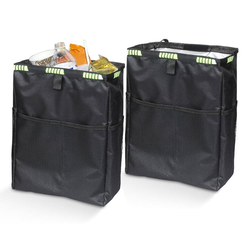 Waterproof Car Trash Can With Lid - Araba Çöp Kovası Delme Gerektirmez Su