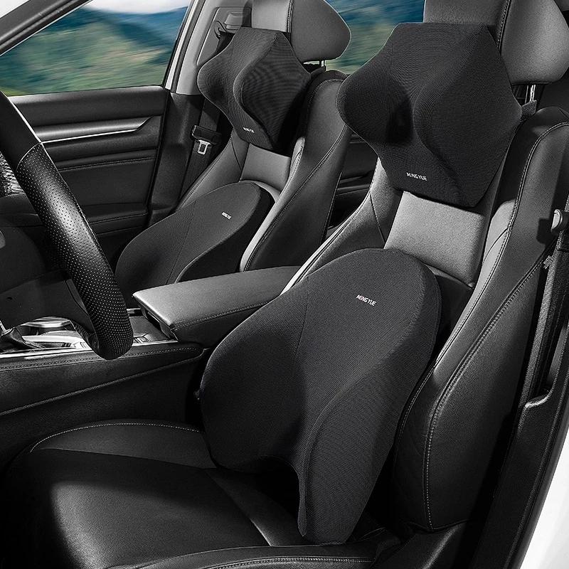 Memory Foam Car Neck Pillow Lumbar Support - Araba bel desteği kafalık boyun yastık