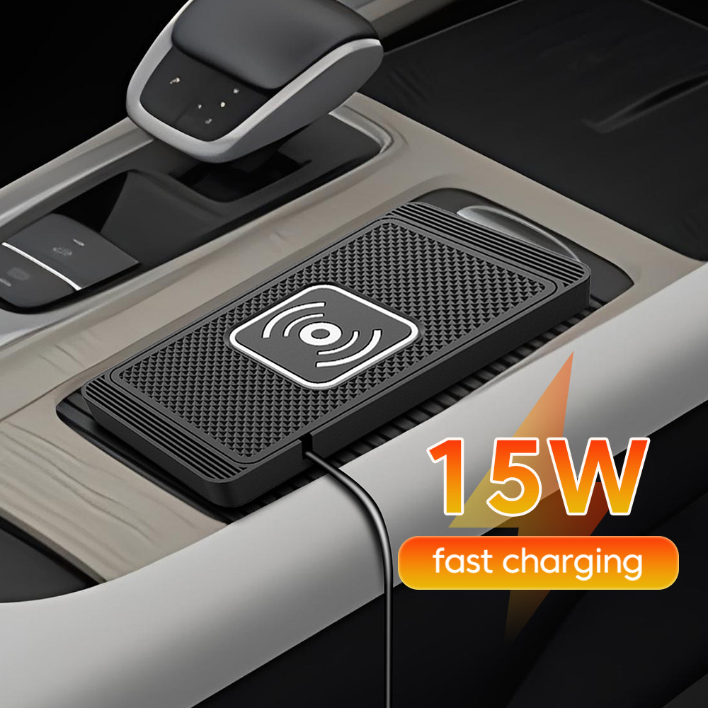 Wireless Car Charger Mount Fast Charging - 15w Kablosuz Şarj Cihazı Araç Kaymaz
