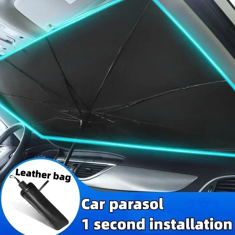 Araba Şemsiyesi Güneşlik Ön Ca - Car Sunshade Windshield Umbrella Foldable incelemesi ve fiyatı