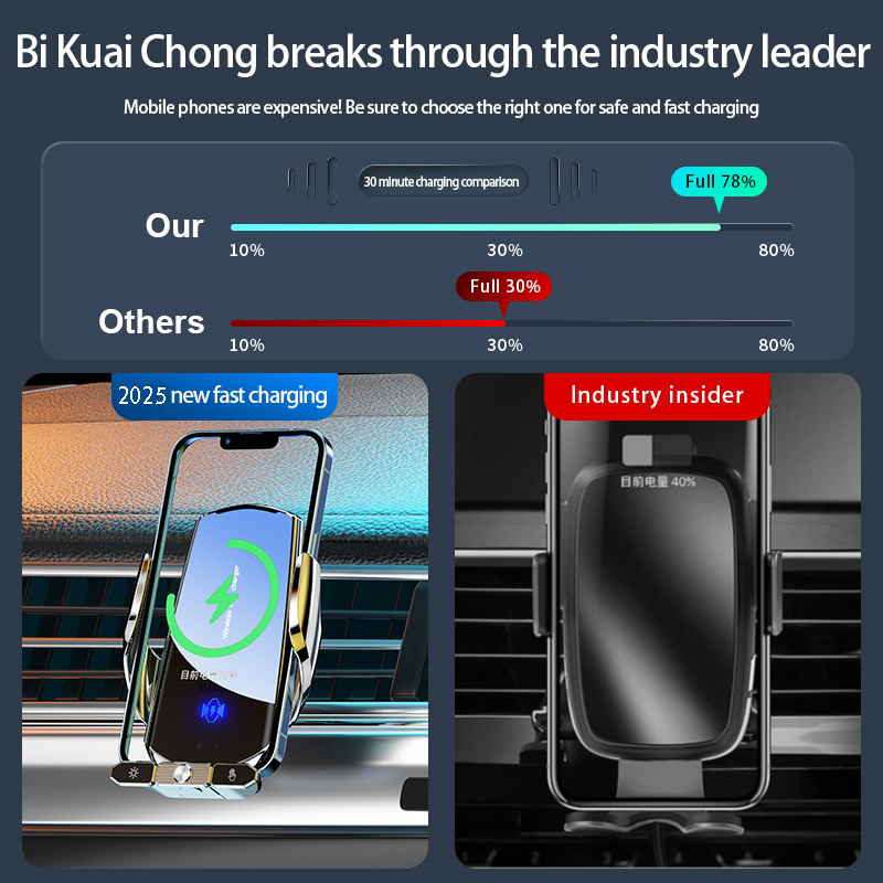Araba Kablosuz Şarj Cihazı Man - Wireless Car Charger Mount Fast Charging incelemesi ve fiyatı