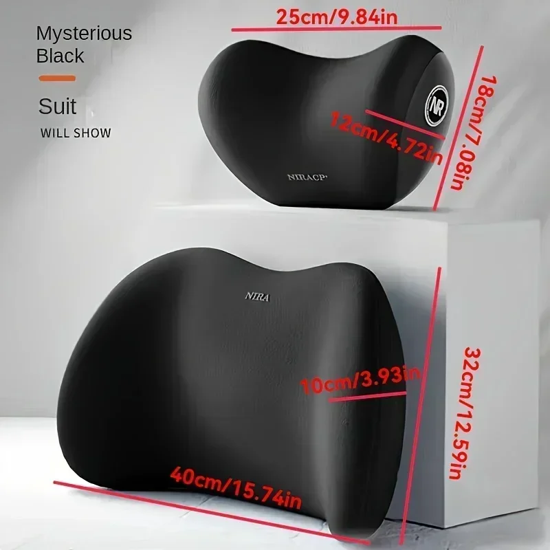 Evrensel Araba Başlığı Boyun D - Memory Foam Car Neck Pillow Lumbar Support incelemesi ve fiyatı