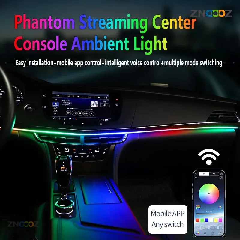 ZNOOOZ 140cm araba ortam ışıkl - Led Ambient Interior Car Lights App Control incelemesi ve fiyatı