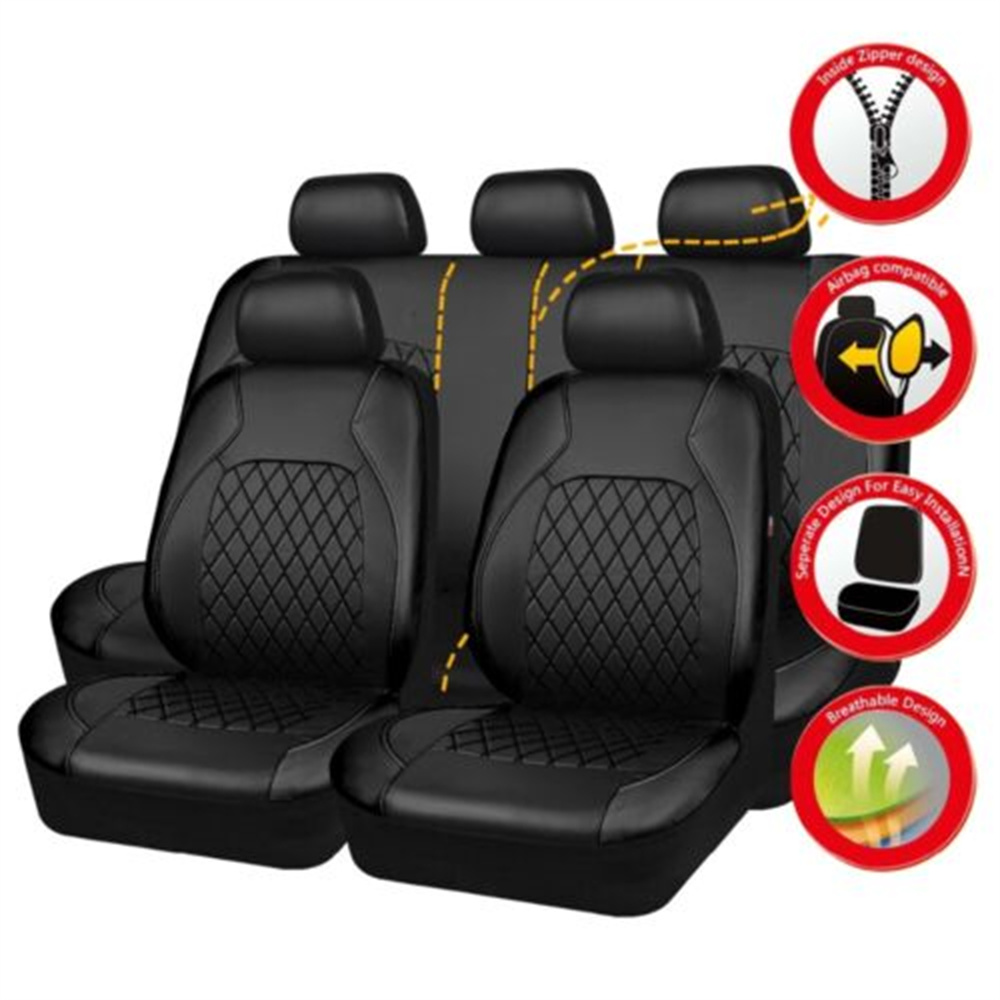 Evrensel Araba Koltuğu Kapağı  - Leather Car Seat Covers Full Set Universal incelemesi ve fiyatı