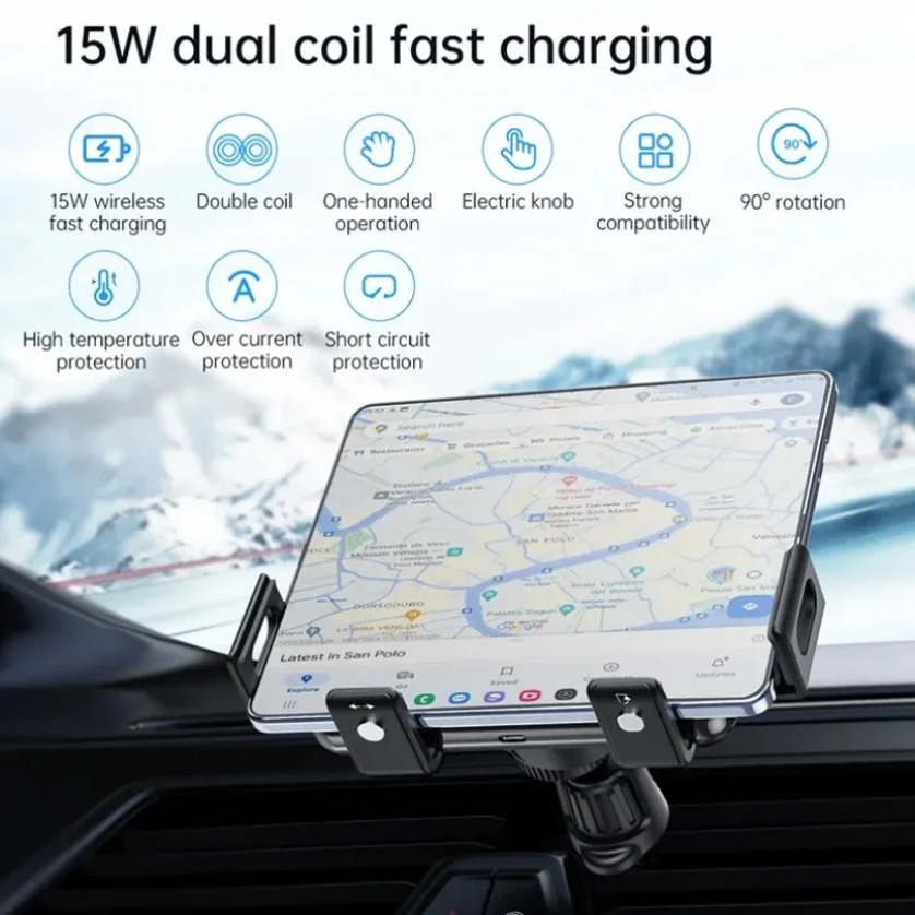Samsung Galaxy Z Fold 7 6 Z Fl - Wireless Car Charger Mount Fast Charging incelemesi ve fiyatı