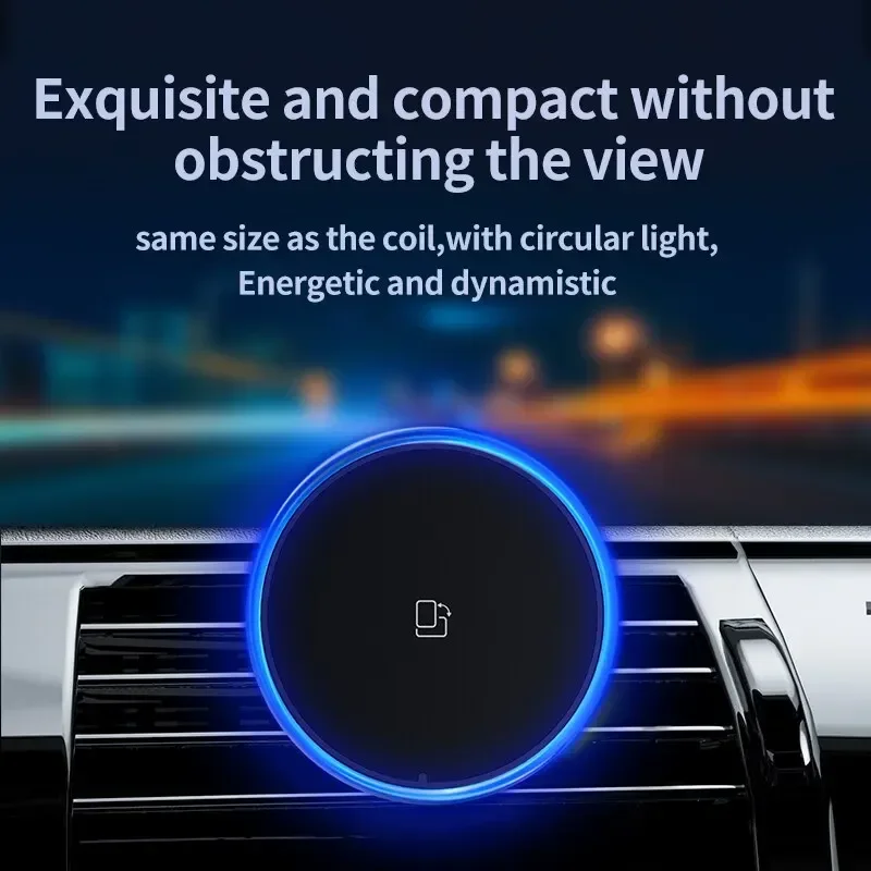 LED/RGB Manyetik Araç Kablosuz - Wireless Car Charger Mount Fast Charging incelemesi ve fiyatı