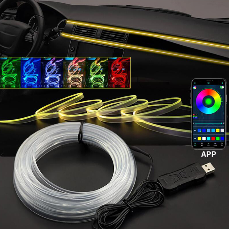 Araba İç atmosfer ışığı Ortam  - Led Ambient Interior Car Lights App Control incelemesi ve fiyatı
