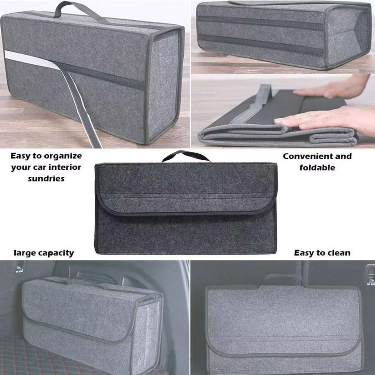 Araba Gövde Organizatör İstifl - Car Trunk Organizer Foldable Storage Box incelemesi ve fiyatı