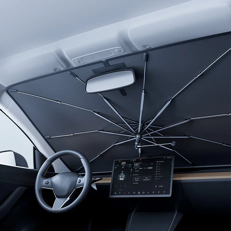 Araba Şemsiyesi Ön Cam Güneşli - Car Sunshade Windshield Umbrella Foldable incelemesi ve fiyatı